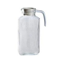 Pichet à eau froide et couvercle, carafe avec pichet, en verre, 1,8 l, livraison gratuite