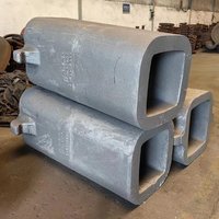 Composant moulé sur mesure pour l'industrie de la fabrication d'ingots, traitement professionnel en fonderie, moule métallurgique de grande taille pour lingots