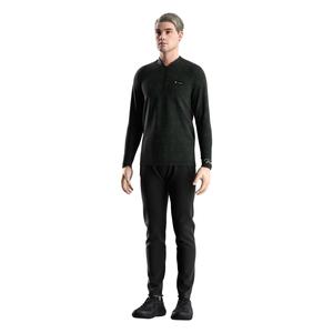 เสื้อยืดกีฬาซับลิเมชั่นแขนยาวลดราคาพิเศษ เสื้อยืดกอล์ฟเนื้อผ้าพิเศษ คอปกตั้งแบบซิปครึ่งตัว - Product Image 5