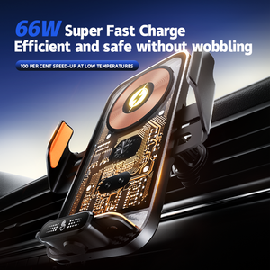 Nouveaux produits électroniques accessoires de voiture 66W <span class=keywords><strong>chargeur</strong></span> Super rapide 360 Rotation capteur infrarouge voiture <span class=keywords><strong>chargeur</strong></span> sans fil Pad pour <span class=keywords><strong>iphone</strong></span> - Product Image 2