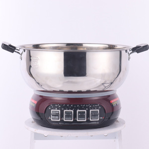 Electric Hot Pot Stainless Steel 5L Round Electric Cooker With Multiple Functions For Home Use - Product Image 1