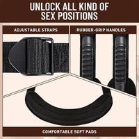 Balançoire sexuelle BDSM, équipement de bondage, support lombaire, sangle de porte robuste, peluche douce, mobilier érotique, jouet sexuel pour hommes, femmes et couples