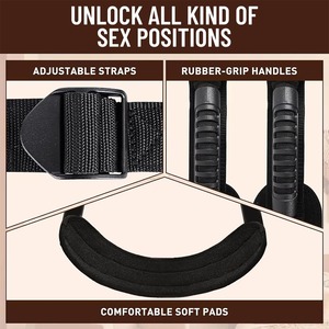 Sex Swing BDSM Bondage Gear Supporto Lombare Resistente per Porta, Imbracatura Morbida in Peluche, Arredo Erotico, Giocattolo Sessuale per Uomini, Donne e Coppie - Product Image 6
