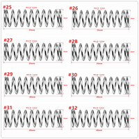 Ressort de compression personnalisable en acier inoxydable de 0.3mm Ressort hélicoïdal automobile robuste Ressorts mécaniques en métal