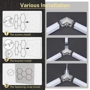 ไฟเพดานรังผึ้ง200W UK ซูเปอร์มาร์เก็ตร้านค้าปลีกอาคารพาณิชย์ติดตั้งเร็ว - Product Image 5