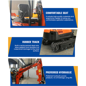 * Popular Brand 0.8ton 1ton 1.8ton Hydraulic Small Digger <b>Machine</b> Mini Excavator - Product Image 6