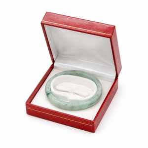 Wholesale Bracelet Box Rigid Flip Top Faux Leather Jewelry Gift Box Velvet <b>Insert</b> Spot Foil Stamping Custom Logo OEM Accepted - Product Image 6