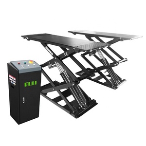 Puli PL-B30Y portabel gunting angkat mobil hidrolik, <span class=keywords><strong>Platform</strong></span> Lift 3 ton/3000kg/6600lbs profil rendah