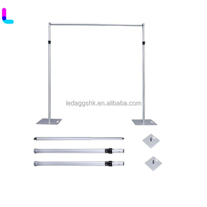 Aluminum Alloy 3x3M Double Crossbar Display <b>Stand</b> Detachable Modern Decoration Rack - Product Image 6