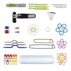 Nouvelle vente chaude bricolage Crochet Kit 100 pièce couleur oxyde d'aluminium laine outils à tricoter ensemble Premium 100% à la main pour la couture - Product Image 2