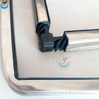 Connecteurs d'angle pliables en alliage d'aluminium de haute qualité pour verre isolant, barres d'espacement à bords chauds pour maisons préfabriquées