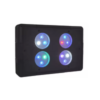 Lampu LED Multi-warna 52W A052 untuk Akuarium Terumbu Karang Laut & Tangki Ikan Air Asin CRI 90 IP65 Rating Putih Hangat Dapat Diredupkan