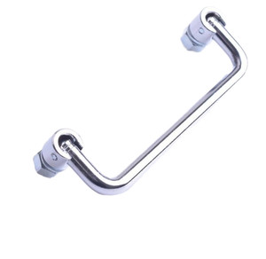 Heavy-Duty Ergonomic Grip Foldable Pull <strong>Handle</strong> Durable Metal Hardware for Easy Door Installation Smooth Operation <strong>Chrome</strong> <strong>Plating</strong> - Product Image 2