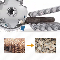 MACREAT LIDA déchiqueteuse professionnelle multifonctionnelle de coupe de bûches de bois broyeur à tambour déchiqueteuse pour branche d'arbre