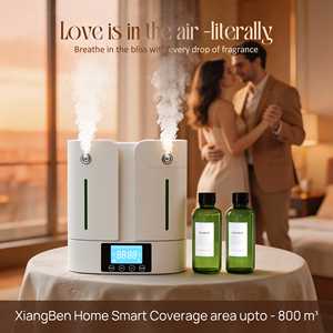 <span class=keywords><strong>Diffusore</strong></span> di Fragranze Commerciale per Hotel a Doppio Ugello, <span class=keywords><strong>Oli</strong></span> <span class=keywords><strong>Essenziali</strong></span>, Copertura 800m, Controllo APP, 320ML, <span class=keywords><strong>Silenzioso</strong></span>, Senza Acqua, Montaggio a Parete - Product Image 2