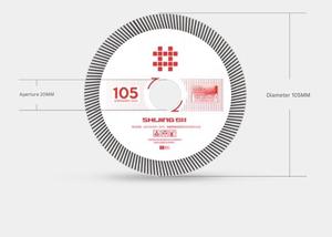 106mm Diamond Saw <strong>Blade</strong> for Porcelain Tile Ceramic Marble <strong>Granite</strong> <strong>Cutting</strong> Disc Angle Grinder Tool - Product Image 5