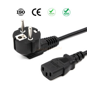 Cavo di alimentazione da spina Schuko europea a IEC C13 con connettore maschio tipo CEE, cavi di alimentazione e prolunghe - Product Image 1