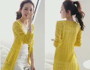 Nuovo Cardigan Estivo da <span class=keywords><strong>Donna</strong></span> in Maglia, Nuova Blusa Lunga da <span class=keywords><strong>Donna</strong></span>, Maglione da <span class=keywords><strong>Donna</strong></span> - Product Image 3