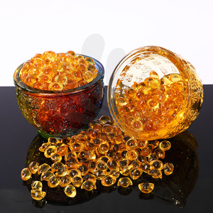 Glass <b>Treasure</b> Bowl Yellow Crystal Round Money <b>Box</b> Creative Ornament Portable Home Decor Gift Set - Product Image 3