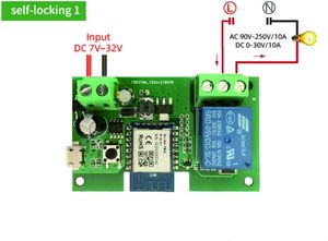 スマート<span class=keywords><strong>WiFi</strong></span>ワイヤレスリレースイッチモジュール1チャンネル<span class=keywords><strong>USB</strong></span> 5V AC/DC 7-32V TuyaスマートライフアプリリモコンAlexa Google - Product Image 4