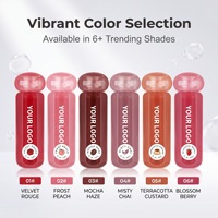 Vente en gros de gloss à lèvres brillant, rouge à lèvres liquide, marque privée, imperméable, longue tenue, hydratant, maquillage pour les lèvres