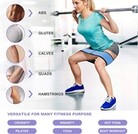 TOPTONS, venta al por mayor, banda de tela de resistencia para Yoga, mujeres, hombres, entrenamiento, pierna, cadera, banda