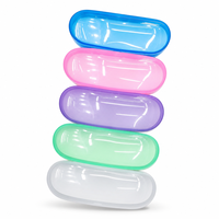 Étui à lunettes simple en plastique rigide avec fermeture à pression, modèle Yjh001, 5-5,9 pouces, pour lunettes de lecture optiques, prix d'usine Xinjingakang