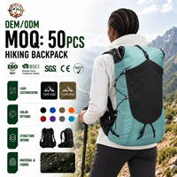 Sac de randonnée professionnel de grande capacité pour les sports de plein air, ultra-léger, 22L, en nylon