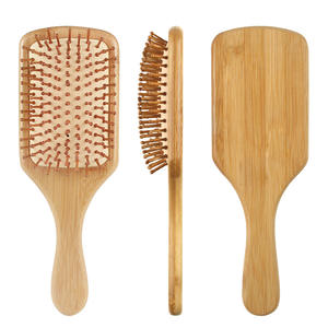 Vente en gros OEM Logo personnalisé Air Paddle Massage du cuir chevelu démêlant brosse à <span class=keywords><strong>cheveux</strong></span> en bois ensemble pour <span class=keywords><strong>cheveux</strong></span> <span class=keywords><strong>bouclés</strong></span> - Product Image 2