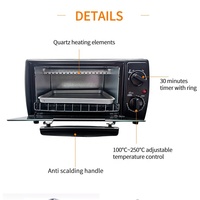 Mini four électrique four grille-pain 8.5QT pour usage domestique domestique cuisson du pain