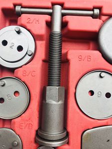 NOUVEAU 18Pcs Universal Caliper Wind Back Kit Disc Brake Piston Rewind Tool Car <span class=keywords><strong>Service</strong></span> Tool - Product Image 5