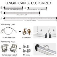 Barre de culture LED Liweida Lm301h Lm301b à spectre complet pour plantes d'intérieur, double face, 50, 100, 150 Watts, intensité réglable