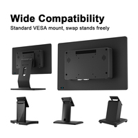 Directo de Fábrica, Terminal Punto de Venta Ultrafino de 15.6 Pulgadas, Sin Ventilador, con Sistema POS para Windows 11, Windows 10 y Android, con Soporte VESA y Cuerpo de Aluminio