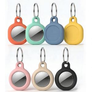 Étui de protection antichoc en silicone personnalisé avec logo du fabricant pour AirTag, support OEM pour traceur GPS anti-perte pour animaux de compagnie, compatible Apple AirTag - Product Image 2