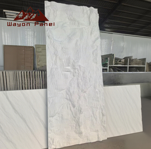 Revêtement mural en <span class=keywords><strong>pierre</strong></span> artificielle PU pour projet commercial Wayon, résistant au feu, léger, imitation roche, pour façade extérieure - Product Image 4