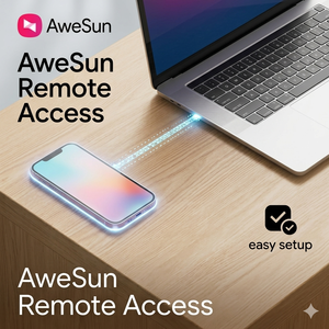 AweRay Sunlogin AweSun Accès à distance transfrontalier pour le contrôle des emplacements, accès au bureau à distance, <span class=keywords><strong>abonnement</strong></span> de jeu d'un an - Product Image 4
