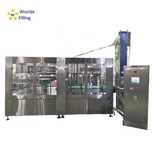 Isobaric Filling Beverage Carbonated Drink Rinsing Filling Capping 3 in 1 Bottling Machine