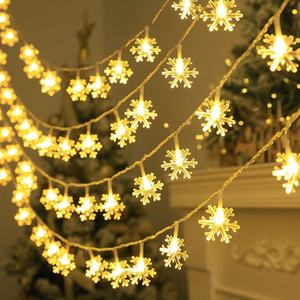 2024 Wholesale Solar Led LightsFor Decoration for Room Christmas Outdoor Decorations 30 Led Bubble Ball Star <strong>Snowflakes</strong> <strong>Lights</strong> - Product Image 3