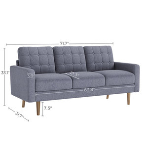 <span class=keywords><strong>VASAGLE</strong></span> Canapés de bureau en gros, meubles de salon, canapé 3 places, canapé Capas, designs modernes pour la famille, canapés de salon - Product Image 6