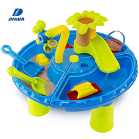 Table d'activité de sable et d'eau pour enfants jouets d'été en plein air table de sable et d'eau pour enfant jeu de plage
