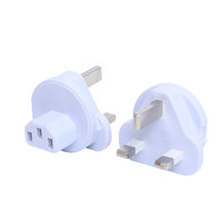Adaptateur QJ UK Angleterre, connecteur C13, prise industrielle avec prise 220V 15A, matériau ignifuge PC