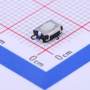 EVQP2R02M Tactile Switch SMD,3.5x4.7mm Switch Single Pole Single Throw Rectangle Button 1.6N Vertical Mount - Product Image 1