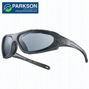 Lunettes de sécurité confortables fabriquées à Taïwan, monture PC Parkson SS-6101, certifiées ANSI/CE/EN166/UKCA, branches en PC/TPR, protection oculaire, 34g - Product Image 2