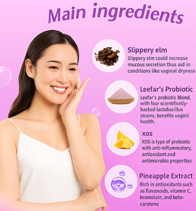 Oem Private Label Probiotica Gladde Iep Gummies Ananas Probiotica Ph Evenwichtige Darmgezondheid Damessupplementen - Product Image 5