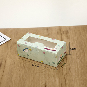 Boîte d'emballage pour pâtisserie, dessert, cookie, à emporter, de qualité alimentaire, personnalisée, avec fenêtre - Product Image 5