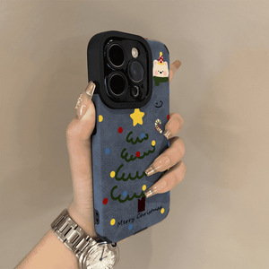 <span class=keywords><strong>Cover</strong></span> Creativa per <span class=keywords><strong>iPhone</strong></span> 15 Pro 16 Pro Max per Telefono Apple Custodia per <span class=keywords><strong>iPhone</strong></span> 14 Albero di Natale in <span class=keywords><strong>Pelle</strong></span> Artificiale TPU <span class=keywords><strong>Cover</strong></span> per Cellulare 12 17 - Product Image 5