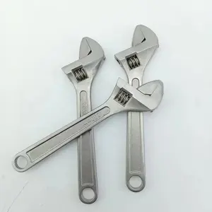 High quality explosion-proof tool Non sparking antimagnetic adjustable wrench 304 stainless steel material can be customized