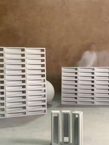 Carreaux muraux à la mode Panneau décoratif mural 3D Brique creuse en ciment simulé de haute qualité - Product Image 2