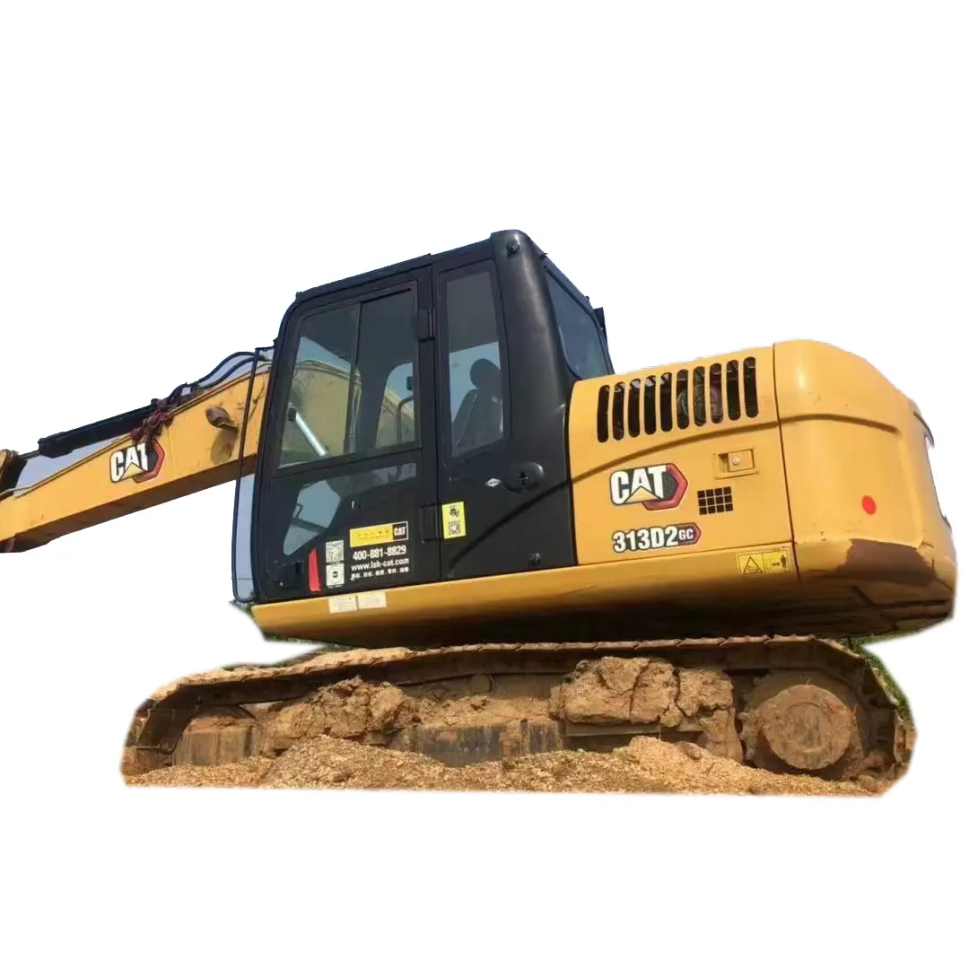 Caterpillar escavatrice scavatrice usato 13T CAT313D CAT313B CAT313C movimento terra idraulico cingolato escavatore macchina
