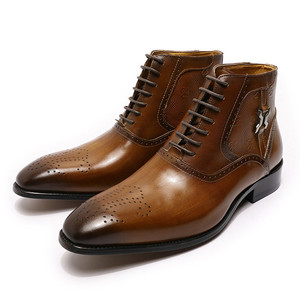 <span class=keywords><strong>Bottes</strong></span> pour hommes de haute qualité Sh11126a, chaussures en <span class=keywords><strong>cuir</strong></span> pour hommes, <span class=keywords><strong>bottes</strong></span> courtes de style western <span class=keywords><strong>cowboy</strong></span> pour hommes 2025 - Product Image 6